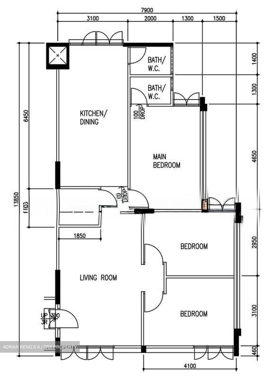 Blk 432 Clementi Avenue 3 (Clementi), HDB 4 Rooms #570089011
